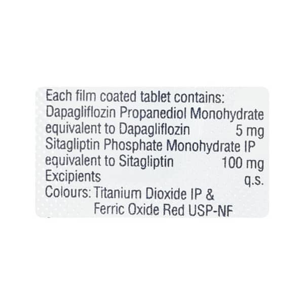 Dapavel S 5/100mg Strip Of 10 Tablets