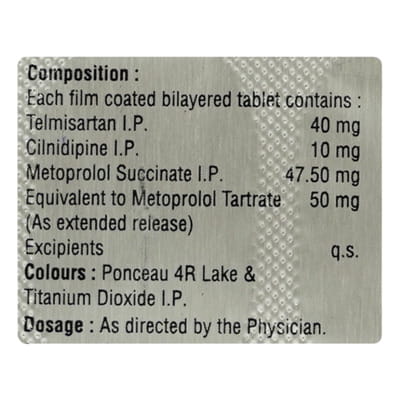 Telma Lnb 50mg Strip Of 10 Tablets