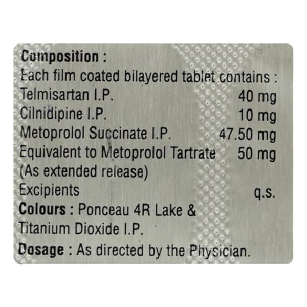 Telma Lnb 50mg Strip Of 10 Tablets