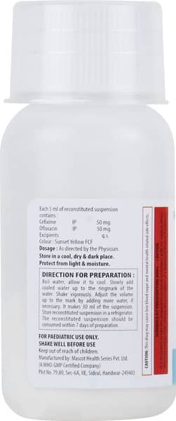 Cefxtrue O Bottle Of 30Ml Dry Suspension
