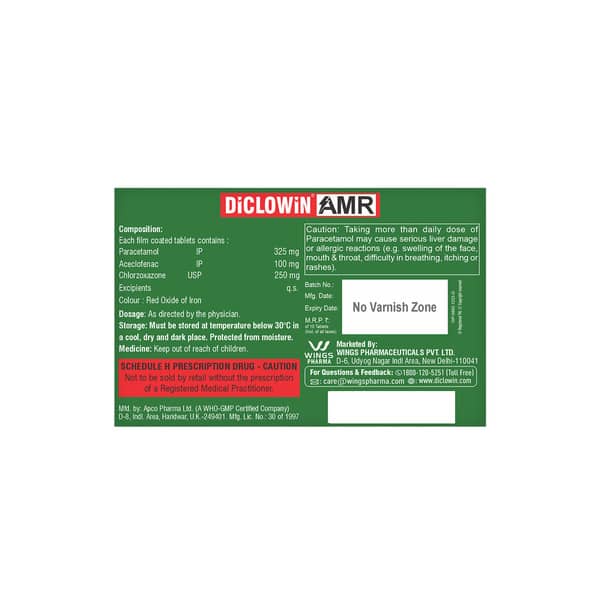 Diclowin Amr Strip Of 10 Tablets