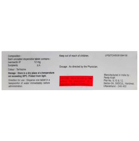 Vermact 12Mg Strip Of 10 Tablets