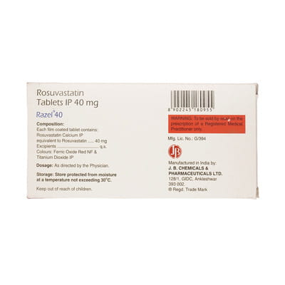 Razel 40mg Strip Of 15 Tablets