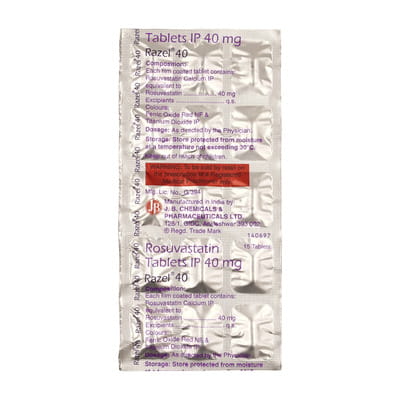 Razel 40mg Strip Of 15 Tablets