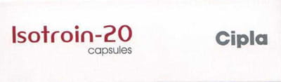 Isotroin 20mg Strip Of 15 Capsules