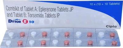 Dytor E 10mg Strip Of 20 Combikit Tablets