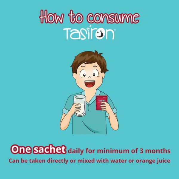 Tasiron Tangy Orange Flavour Sachet Of 0.75Gm Oral Powder (Pack Of 15)