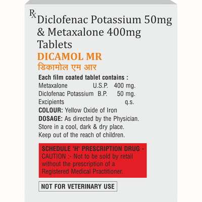 Dicamol Mr Strip Of 10 Tablets