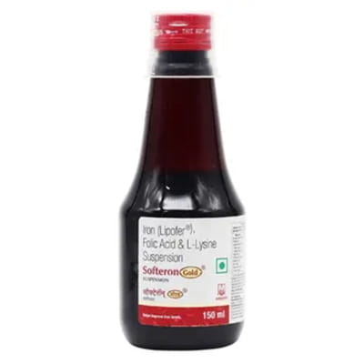 New Softeron Gold Strawberry Flavour Bottle Of 150ml Suspension