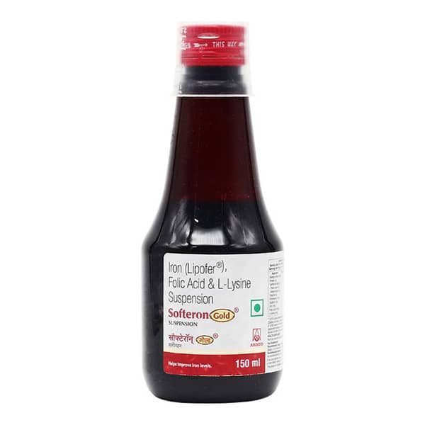 New Softeron Gold Strawberry Flavour Bottle Of 150Ml Suspension