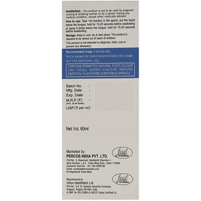 Gluteq Bottle Of 60ml Intra Oral Spray