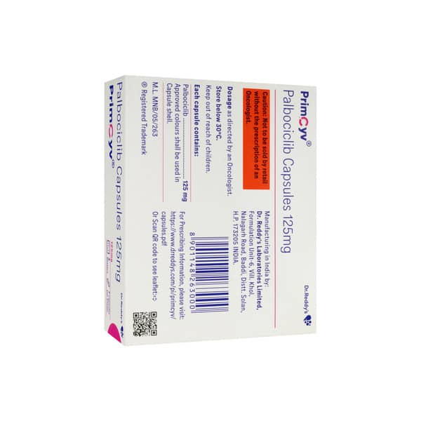 Primcyv 125mg Strip Of 7 Capsules (Pack Of 3)