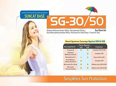 Sg 30 Sun Block Tube Of 50gm Gel
