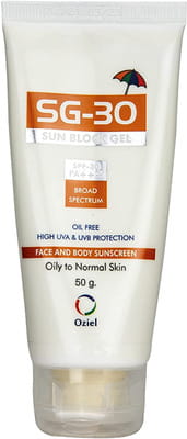 Sg 30 Sun Block Tube Of 50gm Gel