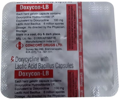 Doxycon Lb Strip Of 10 Capsules