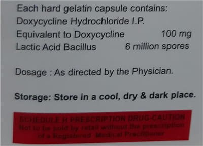 Doxycon Lb Strip Of 10 Capsules