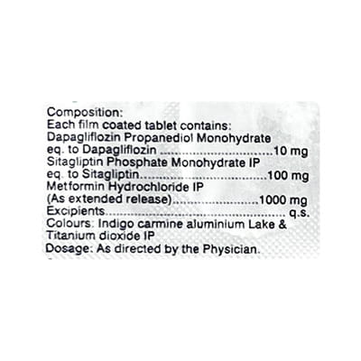 Dapaturn Sm Forte 10mg Strip Of 10 Tablets