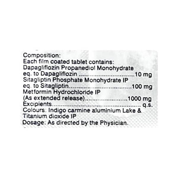 Dapaturn Sm Forte 10mg Strip Of 10 Tablets