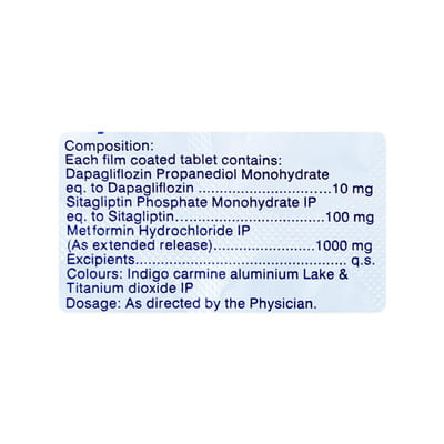 Dapaturn Sm Forte 10mg Strip Of 10 Tablets