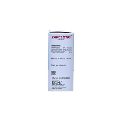 Zapclotry Bottle Of 10ml Ear Drops