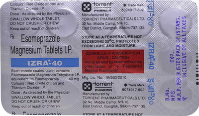 Izra 40mg Strip Of 15 Tablets