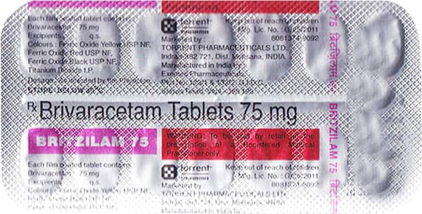 Britzilam 75Mg Strip Of 14 Tablets