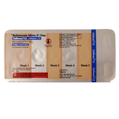 Folitrax 15mg Strip Of 5 Tablets
