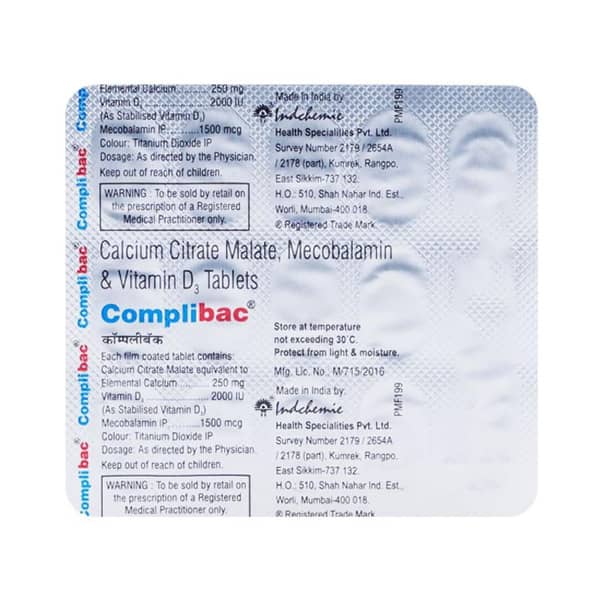 Complibac Strip Of 15 Tablets