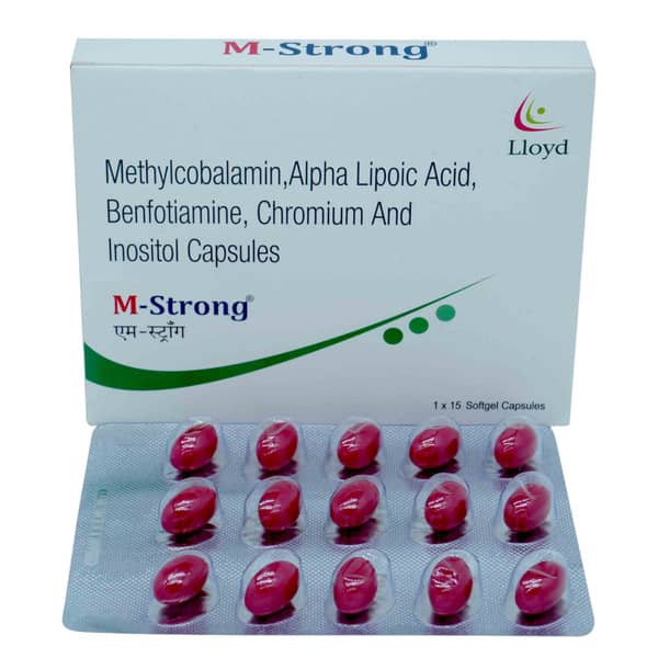M Strong Strip Of 15 Softgel Capsules