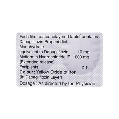 Dapagold M 10/1000mg Strip Of 15 Tablets