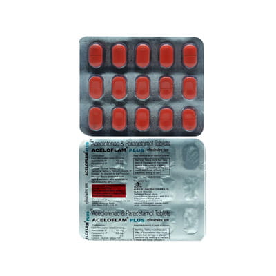 Aceloflam Plus Strip Of 15 Tablets