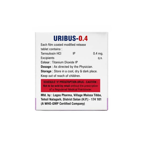 Uribus 0.4Mg Strip Of 10 Tablets