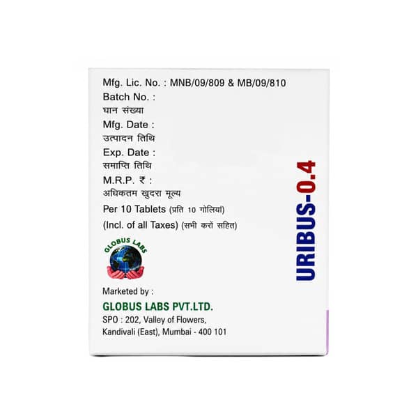 Uribus 0.4Mg Strip Of 10 Tablets