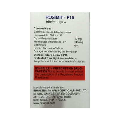 Rosimit F 10mg Strip Of 15 Tablets