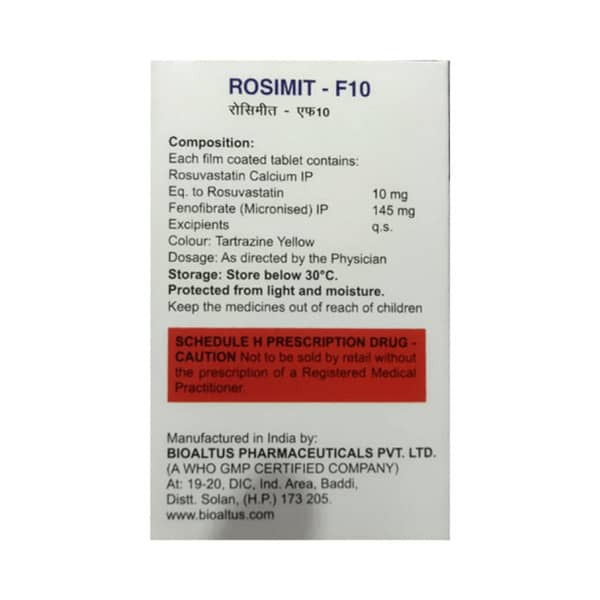 Rosimit F 10mg Strip Of 15 Tablets