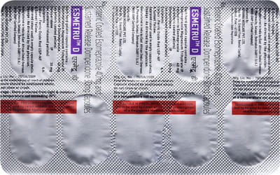 Esmetru D Strip Of 10 Capsules