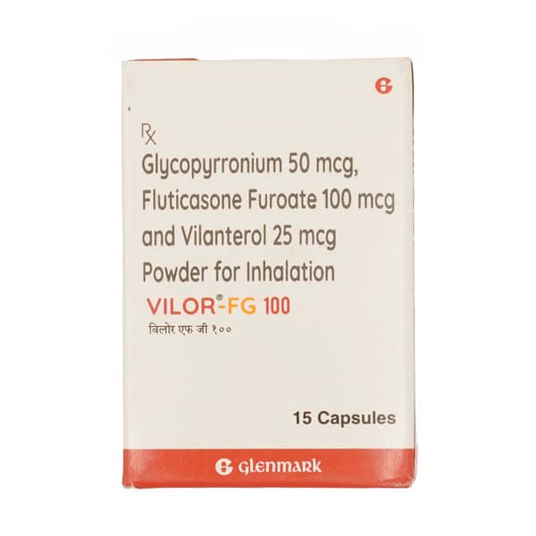 Vilor Fg 100mcg Bottle Of 15 Inhalation Capsules