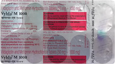 Vylda M 1000mg Strip Of 10 Tablets