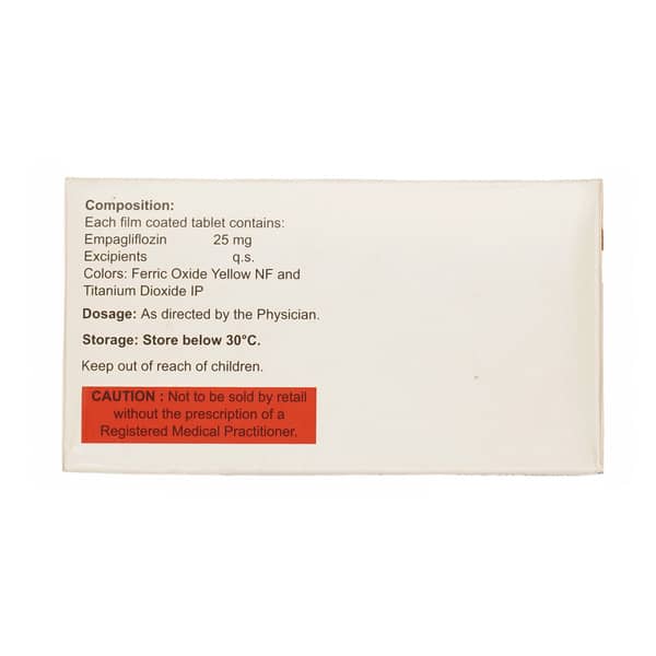 Empalo 25mg Strip Of 10 Tablets