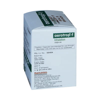 Aerotrop F 18/12mcg Bottle Of 30 Inhalation Capsules
