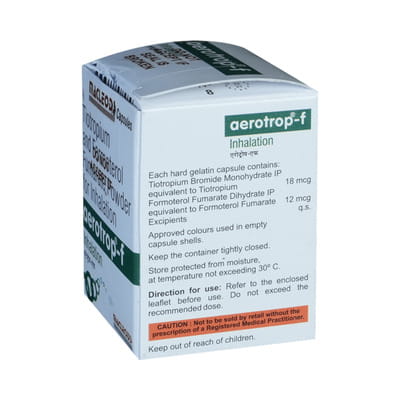 Aerotrop F 18/12mcg Bottle Of 30 Inhalation Capsules