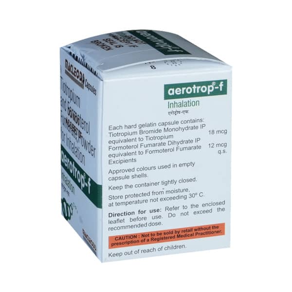 Aerotrop F 18/12mcg Bottle Of 30 Inhalation Capsules