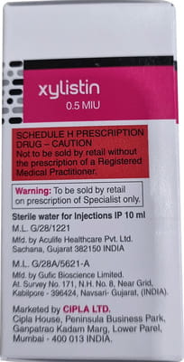 Xylistin 0.5 Miu Dry Vial Of 1 Powder For Injection