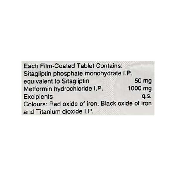 Sitaxa M 50/1000mg Strip Of 15 Tablets