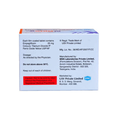 Xenia 25mg Strip Of 10 Tablets
