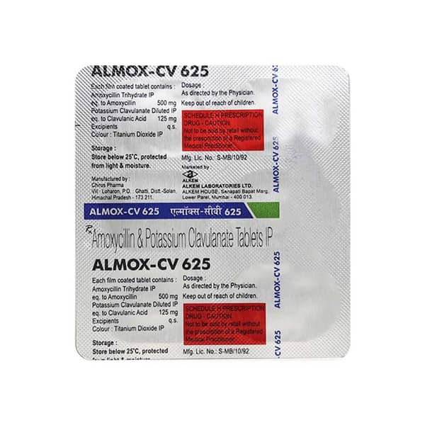 एल्मोक्स सीवी 625 टैबलेट