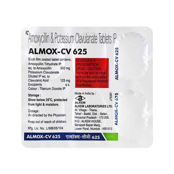 एल्मोक्स सीवी 625 टैबलेट