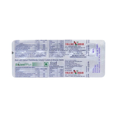 Biotee Plus Strip Of 10 Tablets