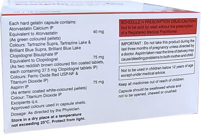 Ecosprin Gold 40mg Strip Of 15 Capsules