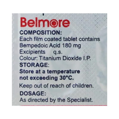 Belmore 180mg Strip Of 10 Tablets
